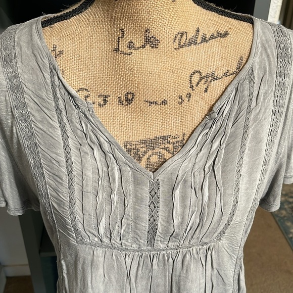 EUC Knox Rose gray top size M - Picture 2 of 8